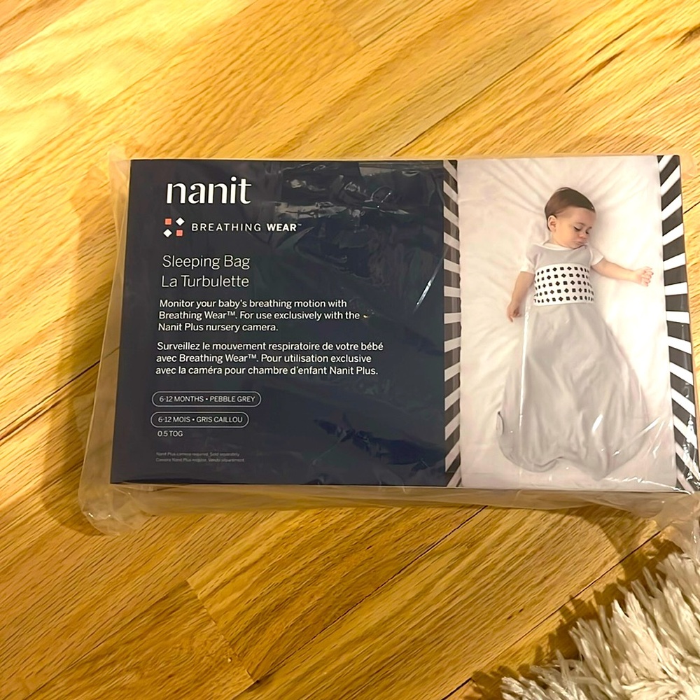 New in Box Nanit Breathing Wear Sleep Sack 6-12 months